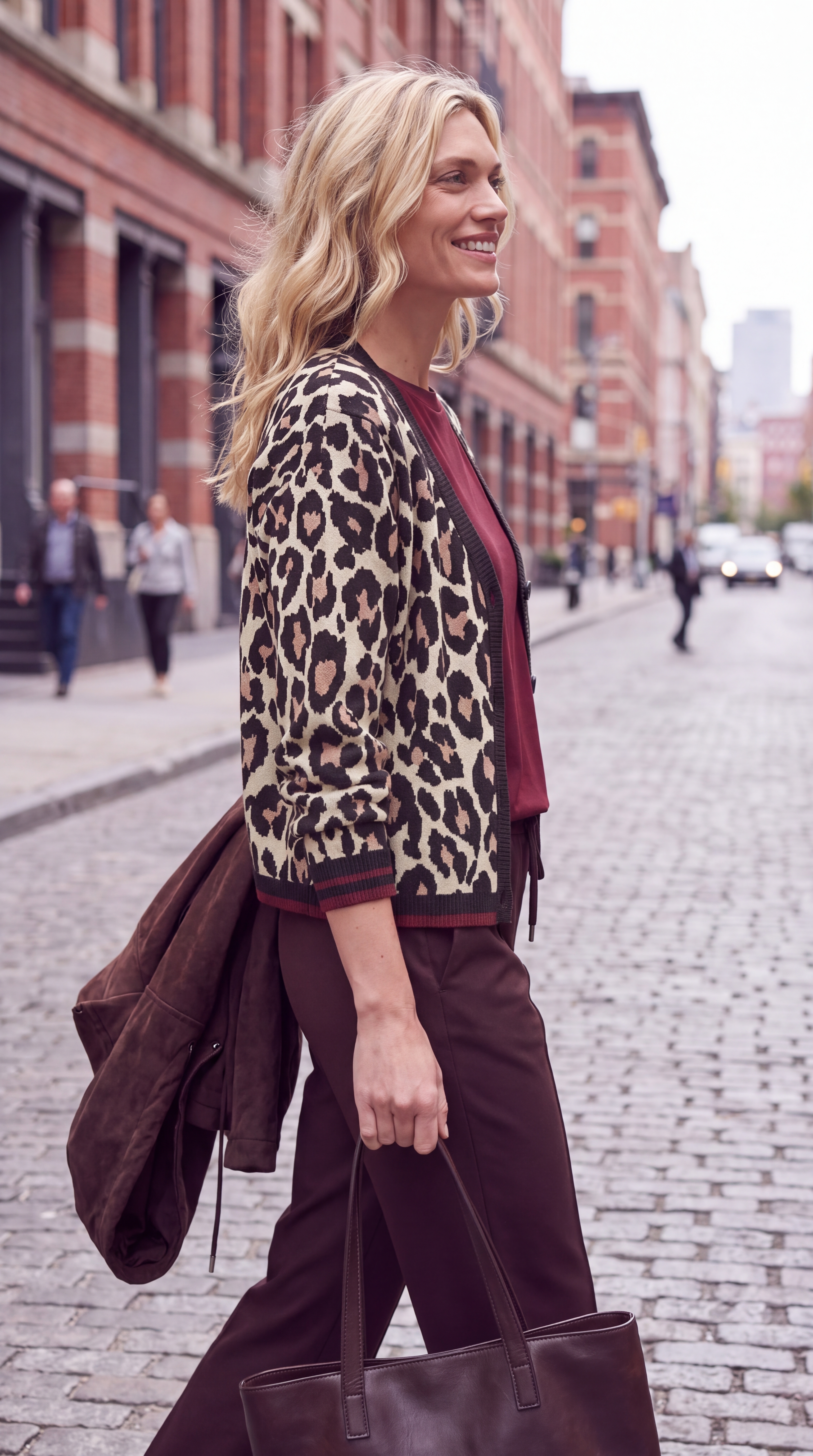 Dámsky sveter na gombíky BROADWAY NYC FASHION LEO s.WEAR 8